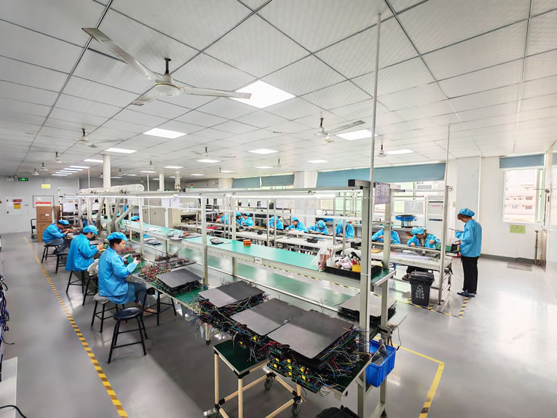 DIP plug-in wave soldering production line