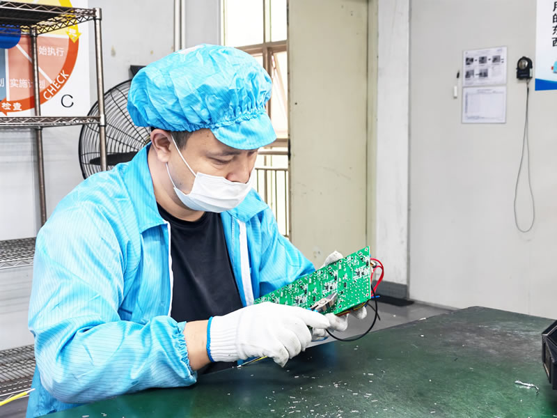 DIP plug-in wave soldering production line