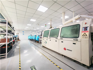 DIP plug-in wave soldering production line